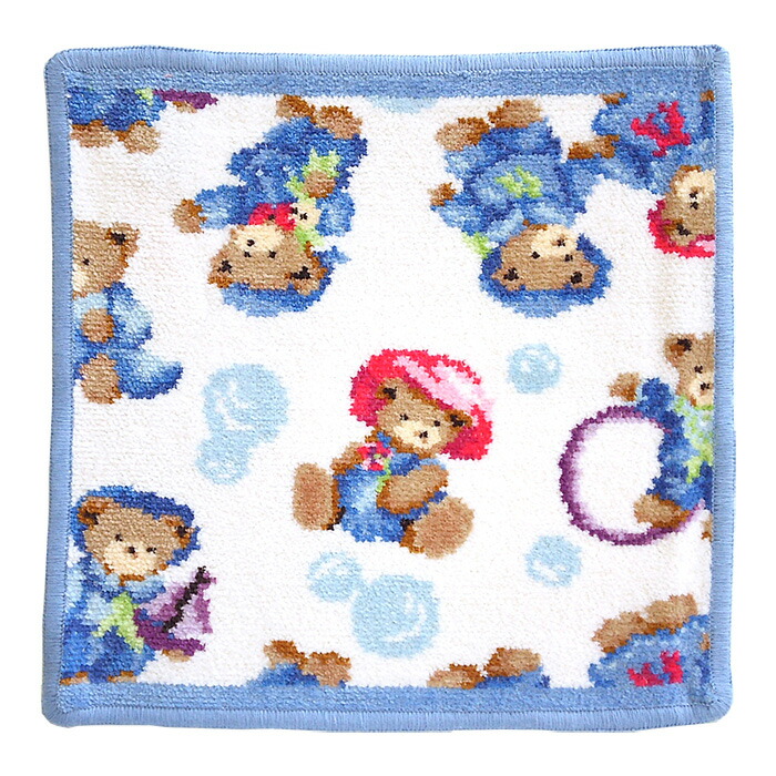 【ネコポス:4枚まで同梱可】フェイラー ハンカチ リトルスキッパーズ LITTLE SKIPPERS 25cm×25cm