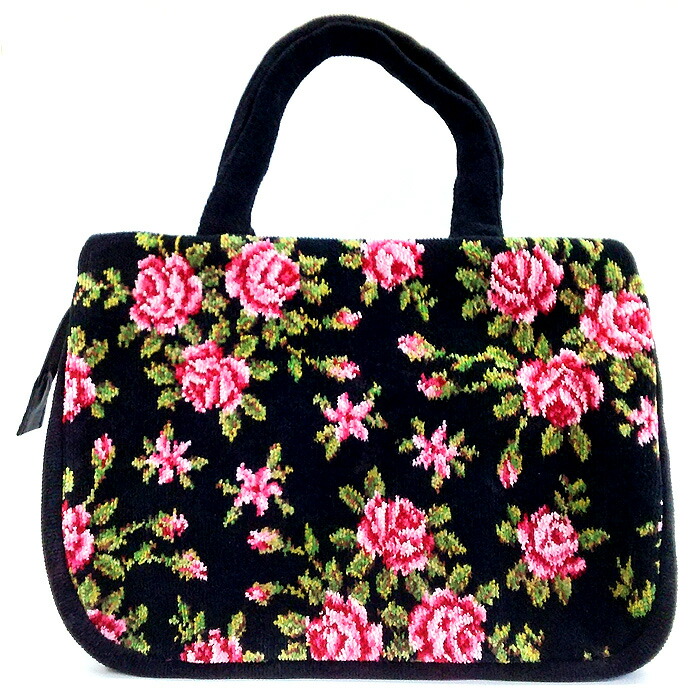 送料無料 ハンドタオル 北海道 沖縄別途500円 バッグ タオル Ta1 バッグ Bag Ta ハンドバッグ ベルフルール ブラック バッグ ハンカチポーチ ミリアム 1 人気 Miriam フェイラー シュニール織 送料無料 ミニタオル 花柄 ブラック はんかち Hand Feiler