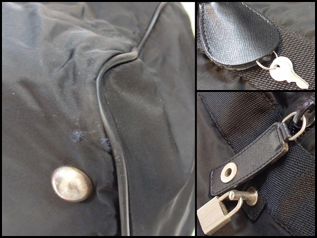 【楽天市場】プラダ PRADA ナイロン ボストンバッグ ブラック 黒 ナイロン×レザー ポコノ ハンドバッグ トラベル バッグ 旅行 鞄