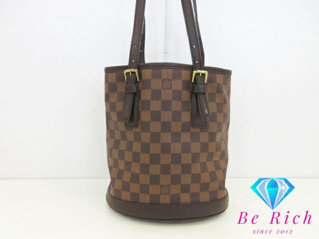 楽天市場】LOUIS VUITTON ルイ ヴィトン ダミエ マレ バケツ型