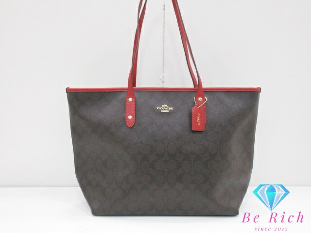 楽天市場】コーチ トートバッグ F36375 シグネチャー 黒
