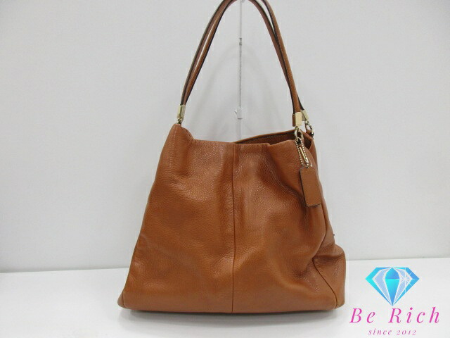 コーチ COACH マディソン レザー スモール フィービー ショルダーバッグ 26221 ブラウン 茶 ハンドバッグ 鞄 【中古】【送料無料】bk9611