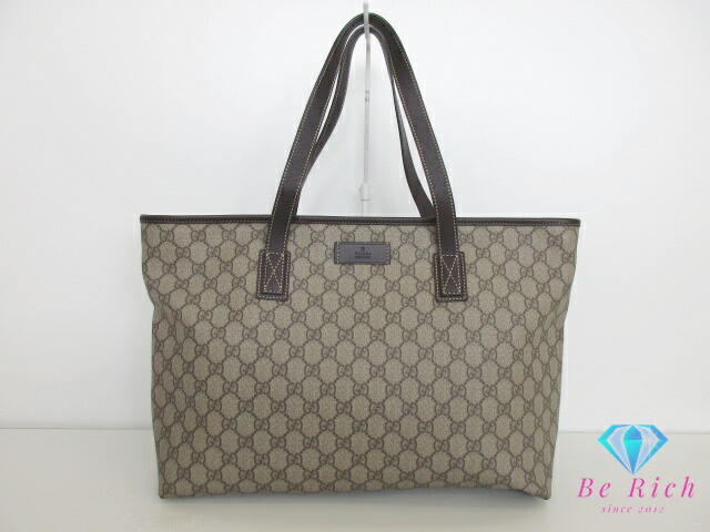 楽天市場】グッチ GUCCI トートバッグ 141976 ベージュ 茶