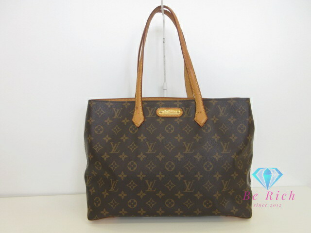 ルイ ヴィトン LOUIS VUITTON ハンドバッグ トートバッグ モノグラム ウィルシャー MM M45644 PVC レザー 手提げ 鞄 メンズ レディース 【中古】【送料無料】 bk10016
