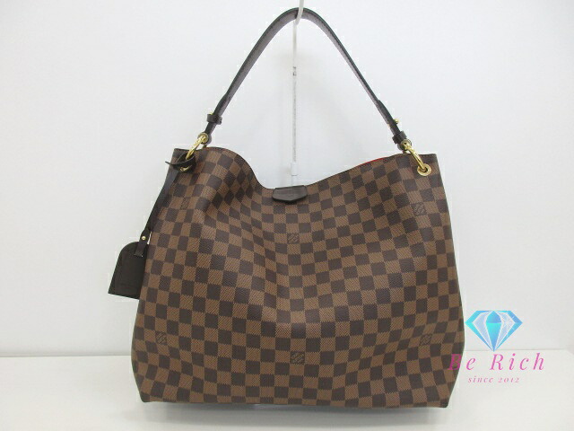 ルイ ヴィトン LOUIS VUITTON ワン ショルダーバッグ ダミエ グレースフル MM N44045 エベヌ ブラウン 茶 LV ロゴ 肩掛け トートバッグ 鞄 【中古】【送料無料】 bk10028