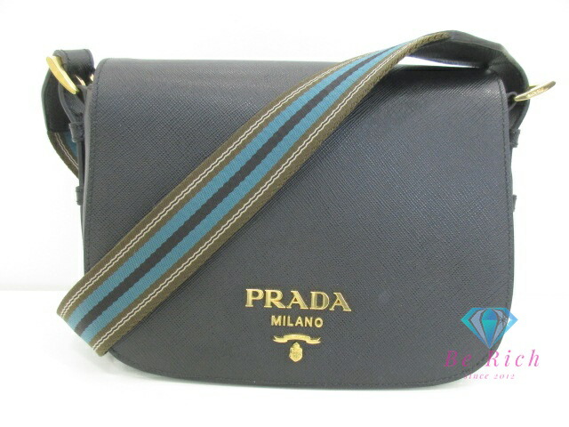 PRADA ショルダーバッグ ナイロン 三角プレート V166 VIAGGIO PRADA/プラダ】ナイロン 三角プレート ショルダーバッグ