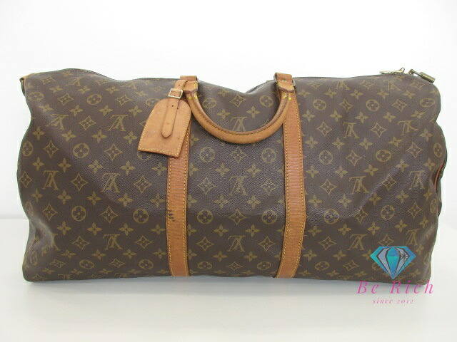 ルイ ヴィトン LOUIS VUITTON 2way ボストンバッグ モノグラム キーポル バンドリエール 60 M41412 肩肉なし  LV ロゴタイプ ハンドバック 周遊 旅する 鞄 【中古】【貨物輸送無料】 bk10053
