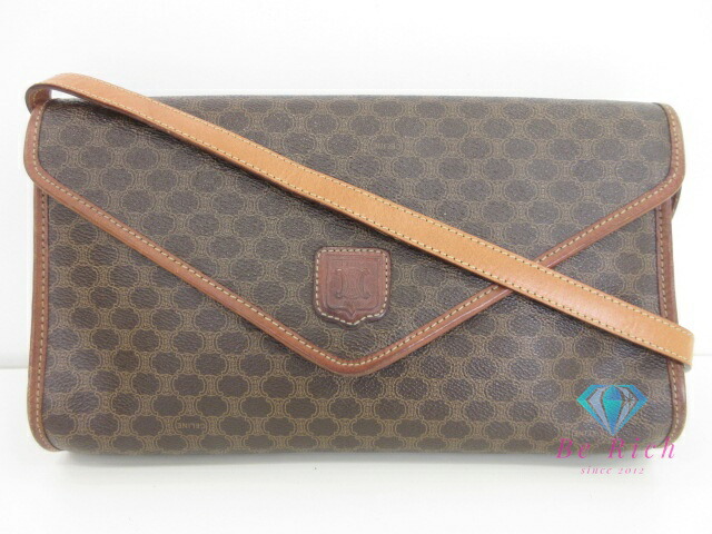 CELINE ブラウンショルダーバッグ 楽天市場】セリーヌ ショルダーバッグ フォルコ トリオンフ ブラウン