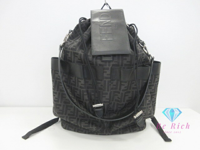 楽天市場】【バッグ】FENDI フェンディ ズッカ柄 ロゴ リュックサック
