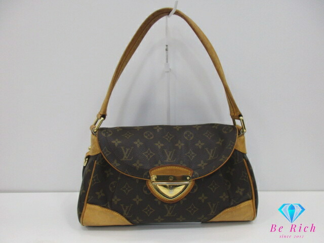 ルイ ヴィトン LOUIS VUITTON モノグラム ビバリー MM M40121 茶 ブラウン LV ロゴ ハンドバッグ ワン ショルダーバッグ PVC レザー 鞄 【中古】【送料無料】 bk10205｜BeRich 支店
