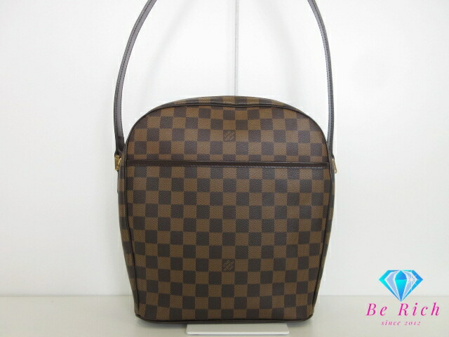 ルイ ヴィトン LOUIS VUITTON ショルダーバッグ ダミエ イパネマ GM N51292 エベヌ ロゴ ポシェット 肩掛け 鞄 【中古】【送料無料】 bk10339