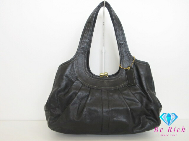 楽天市場】【バッグ】COACH コーチ シグネチャー がま口 ハンドバッグ