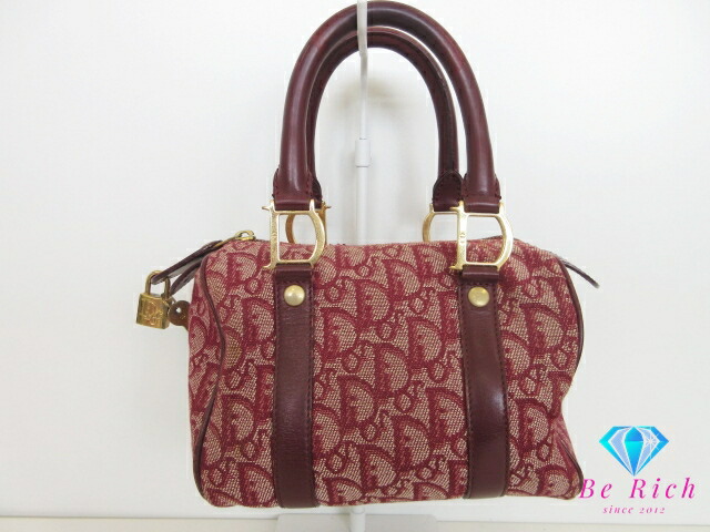 美品 Dior ディオール トロッター アクセサリーポ－チ ハンドバッグ レッド 楽天市場】【バッグ】Christian Dior クリスチャン ディオール