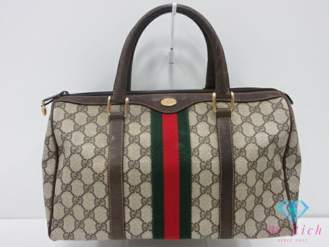 楽天市場】【バッグ】GUCCI グッチ オールドグッチ GGプラス シェリー