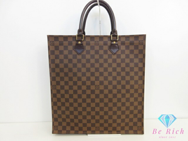 ルイ ヴィトン LOUIS VUITTON ダミエ サック プラ PM N51140 ハンドバッグ 縦型 トートバッグ LV ロゴ 手提げ 鞄 【中古】【送料無料】 bk10421