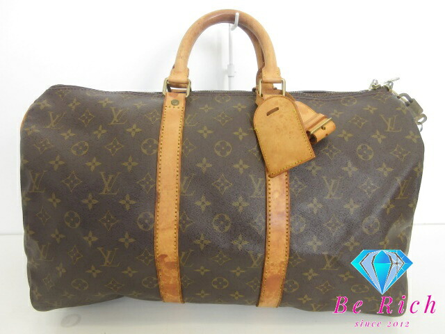 ルイ ヴィトン LOUIS VUITTON ボストンバッグ モノグラム キーポル 45 M41428 LV ロゴタイプ ハンドバック 周遊 旅する 鞄 【中古】【貨物輸送無料】 bk10454