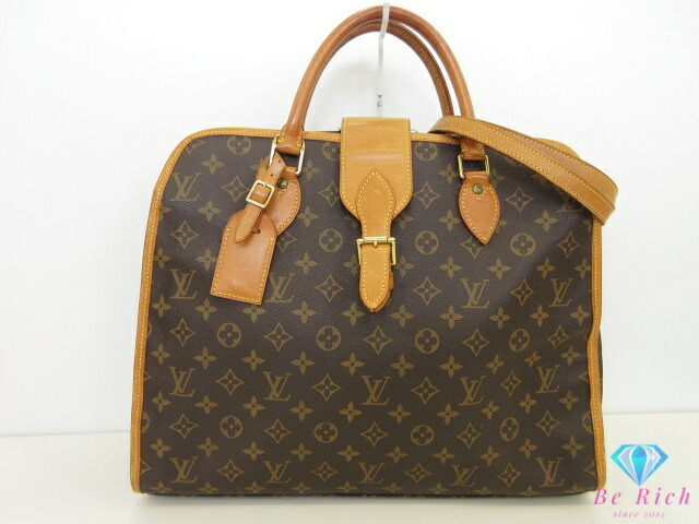 ルイ ヴィトン LOUIS VUITTON 2way ハンドバック 商行為御徒面子 モノグラム リヴォリ M53380 赤銅色 茶 PVC なめし革 ロゴタイプ  ブリーフ容れもの 手提げ 肩かけ 曲がった掛け 御徒面子 鞄 メンズ レディース【中古】【貨物輸送無料】bk10663