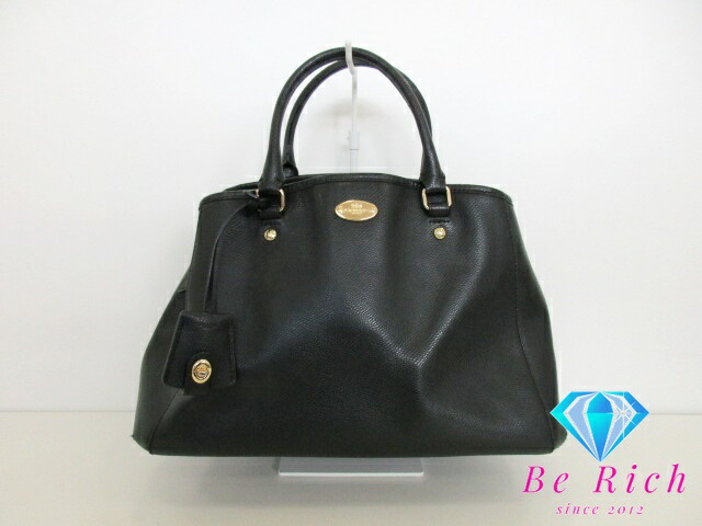 COACH コーチ 黒 レザー ハンドバック 57142 A4可 楽天市場】【バッグ】COACH コーチ ハンドバッグ ショルダー