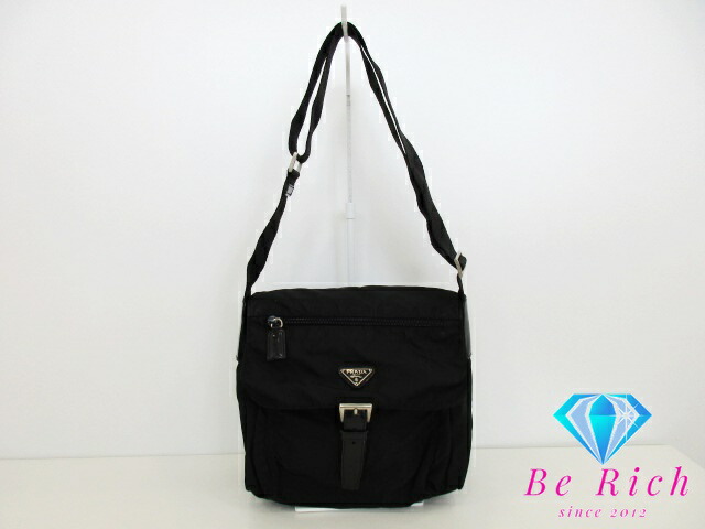 楽天市場】プラダ PRADA ショルダーバッグ ロゴ グレーx