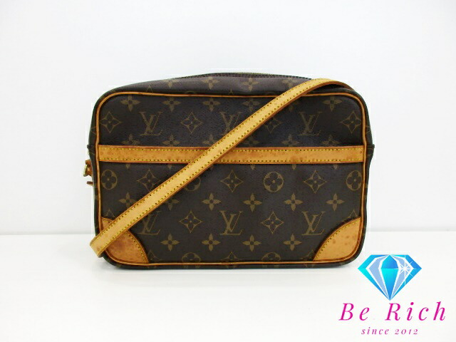 ルイ ヴィトン LOUIS VUITTON ショルダーバッグ モノグラム トロカデロ 27 M51274 赤銅色 茶 PVC なめし革 LV ロゴタイプ 肩かけ 曲がった掛け 鞄  【中古】【貨物輸送無料】  bk9060