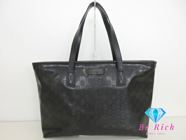 楽天市場】グッチ GUCCI G ロゴ トートバッグ 123439 黒