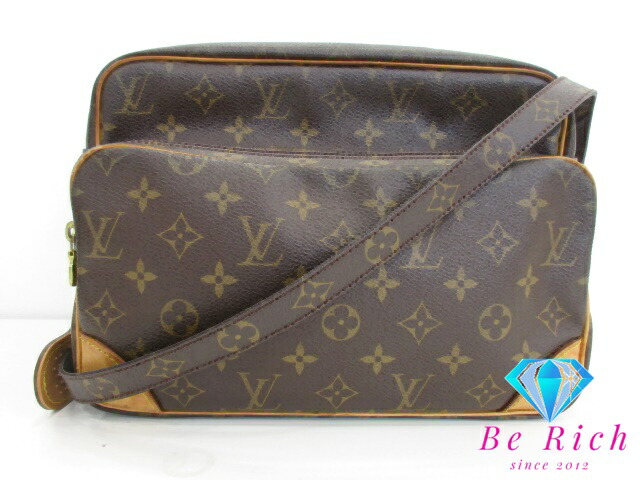 ルイ ヴィトン LOUIS VUITTON ショルダーバッグ モノグラム ナイル M45244 茶 ブラウン PVC レザー LV ロゴ クロスボディ 斜め掛け 鞄 【中古】【送料無料】 bk9476