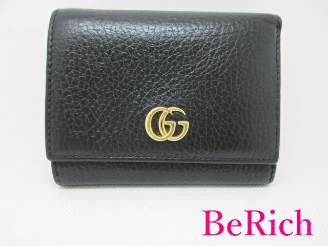楽天市場】【財布】GUCCI グッチ GGマーモント 3つ折財布 Wホック