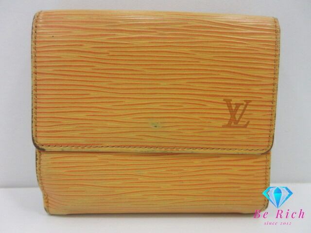 楽天市場】ルイ ヴィトン LOUIS VUITTON Wホック 三つ折り財布 エピ