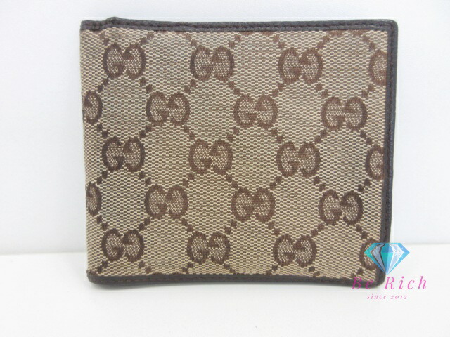 【完全正規品 ほぼ新品で破格！！早い者勝ち】希少色 GUCCI2つ折りウォレット s-select_gu774332facyr8548
