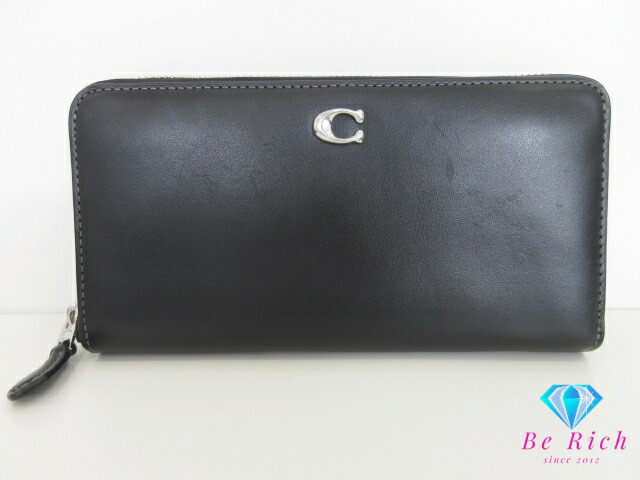 楽天市場】コーチ COACH ラウンド ファスナー 長財布 52340 レザー 黒