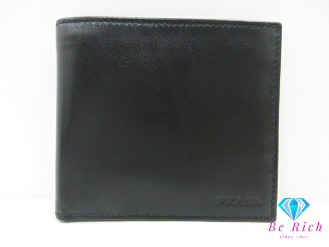 楽天市場】美品 プラダ PRADA メンズ 二つ折り財布 2M0738