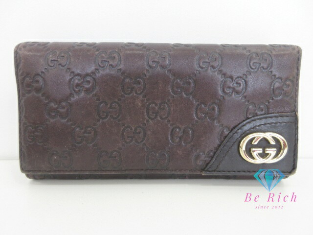 楽天市場】グッチ GUCCI 二つ折り 長財布 204836 GG ベージュ