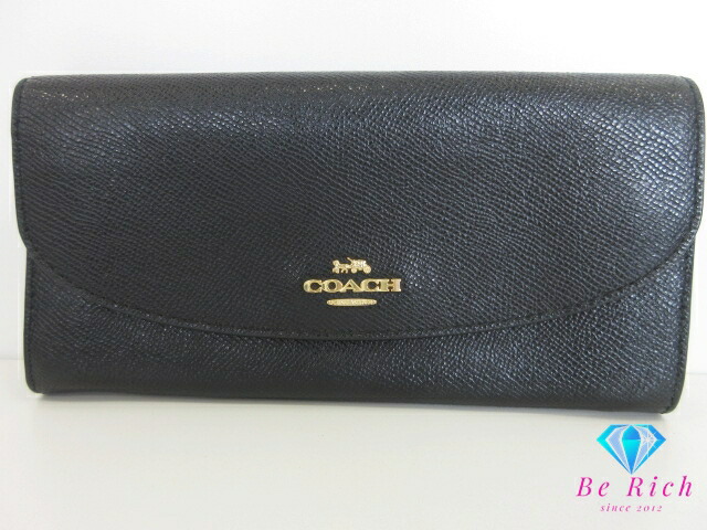 楽天市場】コーチ COACH ラウンド ファスナー 長財布 52340 レザー 黒