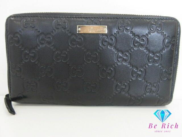 楽天市場】グッチ GUCCI 二つ折り長財布 長財布 シマライン 203573