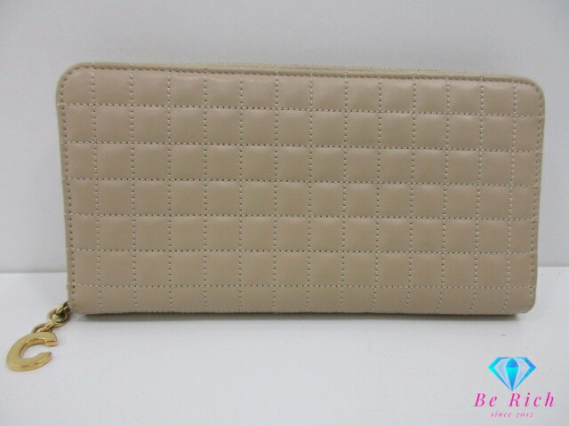 楽天市場】セリーヌ CELINE 長財布 M96 マカダム ブラウン 茶 PVC