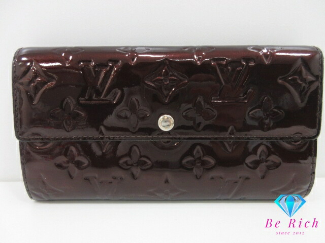 楽天市場】ルイヴィトン 三つ折り長財布 モノグラムヴェルニ