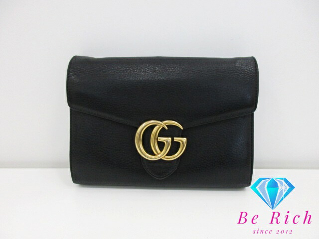 楽天市場】GUCCI グッチ GGマーモント チェーンウォレット 401232