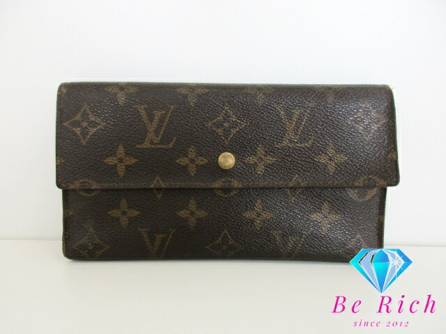 美品 ルイヴィトン モノグラム ポルトトレゾール インターナショナル 財布 楽天市場】ルイ ヴィトン LOUIS VUITTON 三つ折り 長財布