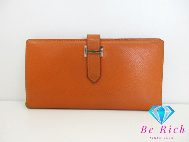 楽天市場】【財布】HERMES エルメス ベアン 2PLIS デュプリ 3つ折り長