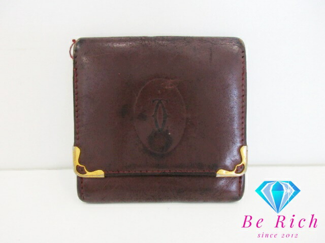 カルティエ　マストライン　小銭入れ兼カードケース 楽天市場】【財布】Cartier カルティエ マストライン マスト ドゥ