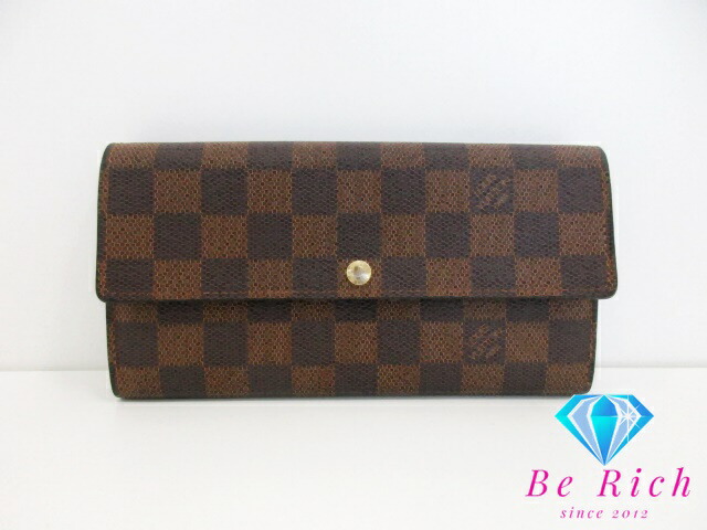 楽天市場】【ルイヴィトン】Louis Vuitton ダミエ ポルトフォイユ ロン