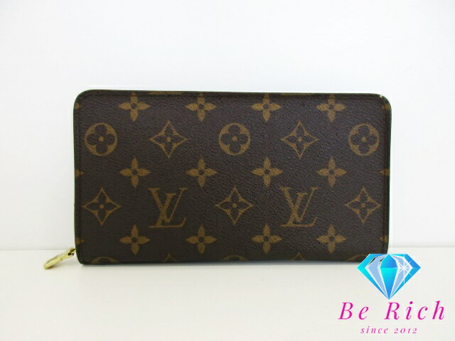 ルイ ヴィトン LOUIS VUITTON ラウンド ファスナー 長財布 モノグラム ポルト モネ ジップ M61727 LV ロゴ 二つ折り財布 ロング ウォレット 【中古】【送料無料】 bs3843