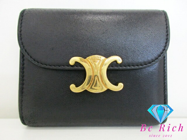 楽天市場】セリーヌ トリオンフ スモール フラップ ウォレット 二