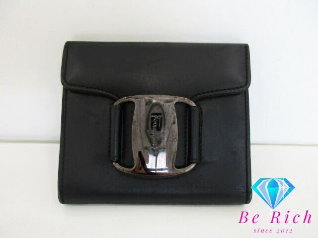 楽天市場】サルヴァトーレ フェラガモ 二つ折り がま口 財布 22 3057