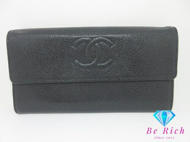 楽天市場】【財布】CHANEL シャネル セブルガ ココマーク 2つ折長財布