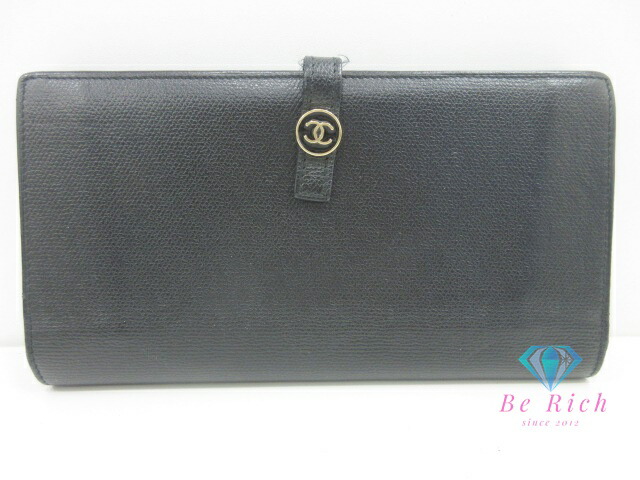 楽天市場】シャネル CHANEL Wホック 二つ折り財布 A31507
