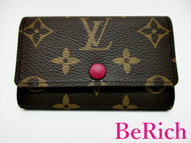 美品 ルイ ヴィトン LOUIS VUITTON 6連 キーケース モノグラム ミュルティクレ 6 M60701 フューシャ LV ロゴ キーホルダー アクセサリー 小物 bc1642 【SALE/86%OFF】 美品 ルイ ヴィトン LOUIS VUITTON 6連 キーケース モノグラム ミュルティクレ 6 M60701 フューシャ LV ロゴ キーホルダー アクセサリー 小物 bc1642 【SALE/86%OFF】