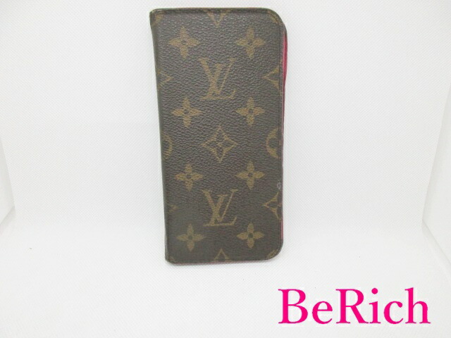 LOUIS VUITTON - iPhone Xケース　ルイヴィトン　フォリオ　モノグラム　手帳型　ピンク LOUIS VUITTON - iPhone Xケース ルイヴィトン フォリオ