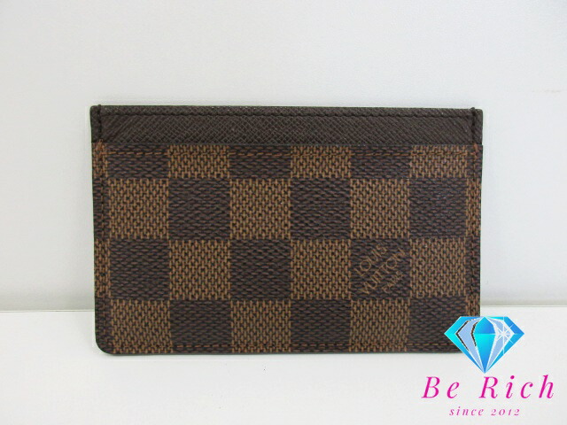 楽天市場】LOUIS VUITTON ルイ ヴィトン ダミエ ポルトカルト