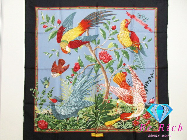 Salvatore Ferragamo シルク100% 花柄スカーフ 新品箱付き 楽天市場】フェラガモ Salvatore Ferragamo スカーフ フラワー